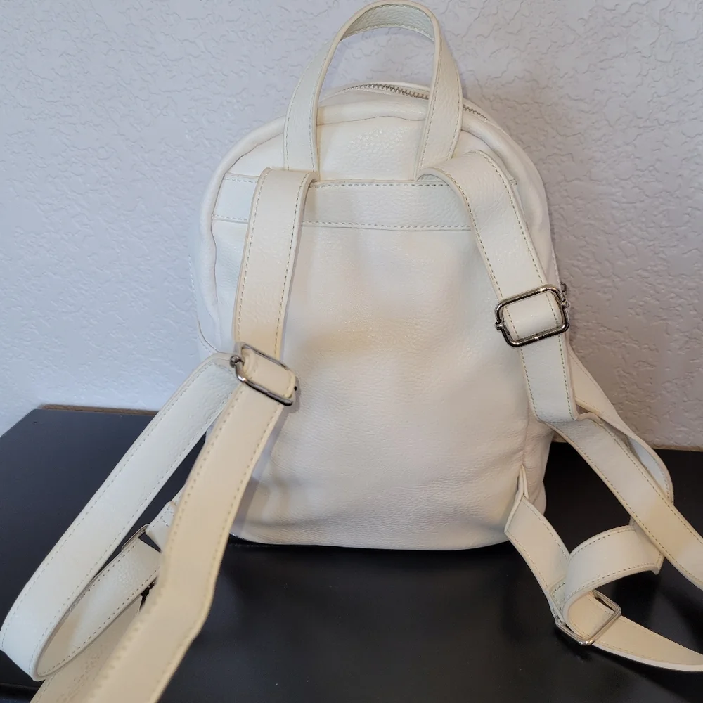 Carlos Santana Novelty BackPack white silver